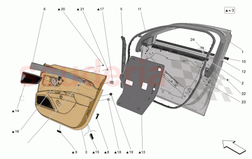Part Diagram for Maserati F670204635