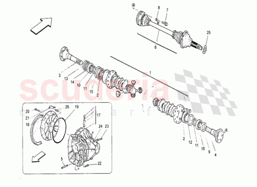 Part Diagram for Maserati 284616