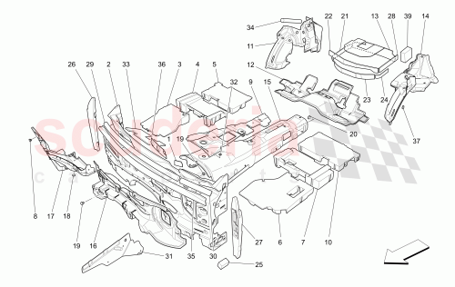 Part Diagram for Maserati 670038496