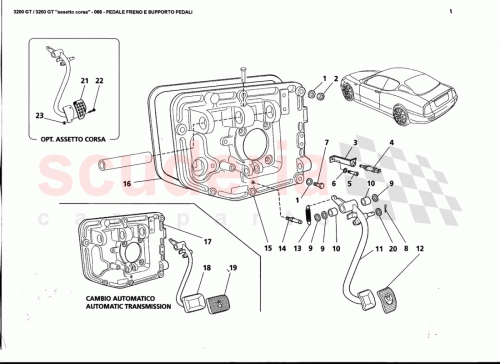 Part Diagram for Maserati 188874