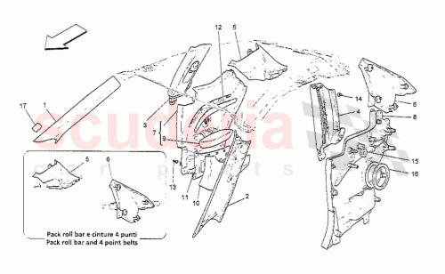 Part Diagram for Maserati 67710400