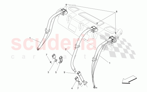 Part Diagram for Maserati 670017438