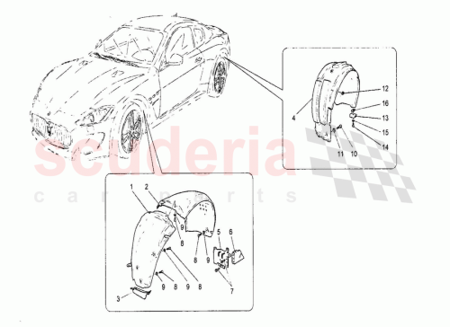 Part Diagram for Maserati 68175300