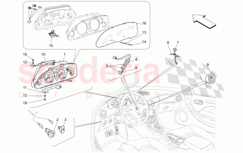 Part Diagram for Maserati 196123