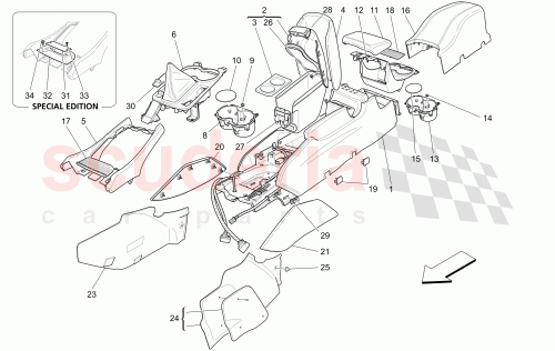Part Diagram for Maserati 85367721