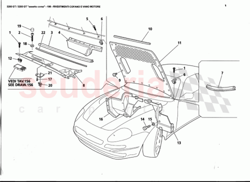 Part Diagram for Maserati 386100371