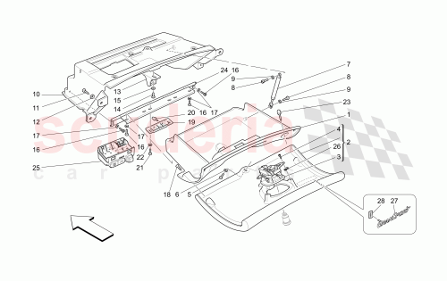 Part Diagram for Maserati 69801300