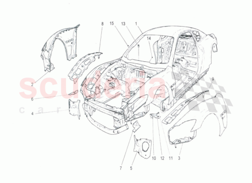 Part Diagram for Maserati 68446600