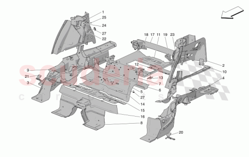 Part Diagram for Maserati 675002120