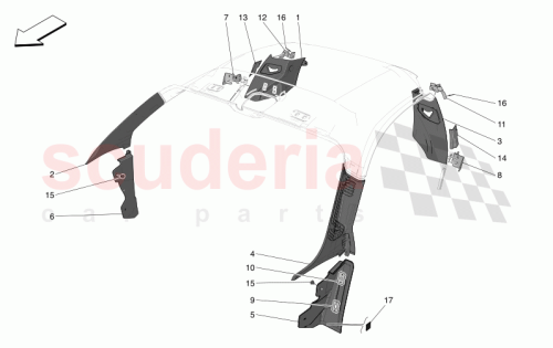 Part Diagram for Maserati 670215141