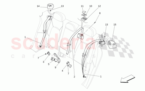 Part Diagram for Maserati 670097590