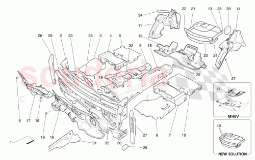 Part Diagram for Maserati 670214735