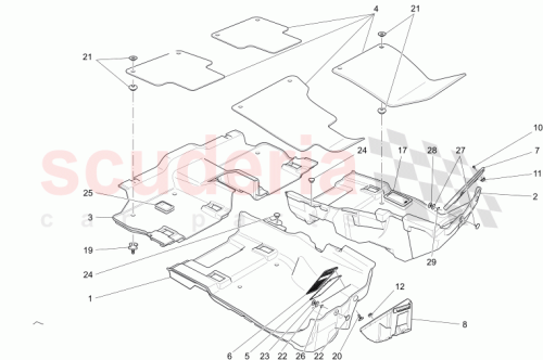 Part Diagram for Maserati 670149435