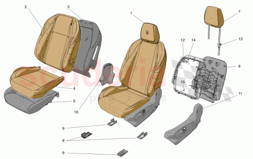 Part Diagram for Maserati 670197090