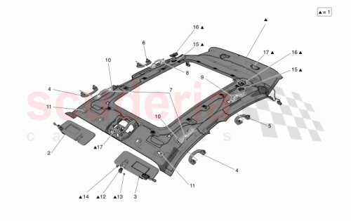 Part Diagram for Maserati 670170124