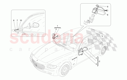 Part Diagram for Maserati 980145157