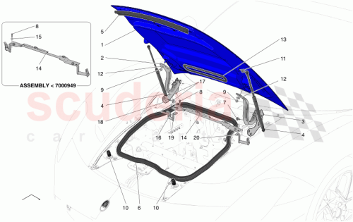 Part Diagram for Maserati 670353618