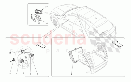 Part Diagram for Maserati 670155051