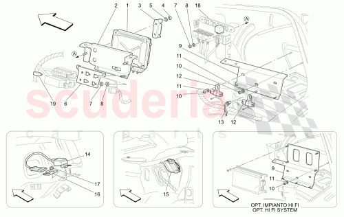 Part Diagram for Maserati 155437