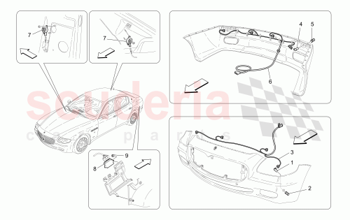 Part Diagram for Maserati 191532