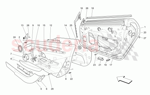 Part Diagram for Maserati 81797800