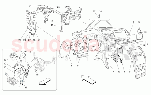 Part Diagram for Maserati 69635800