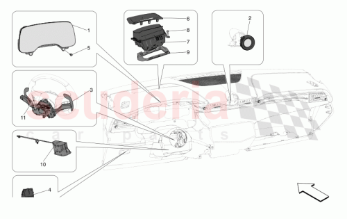 Part Diagram for Maserati 670255450