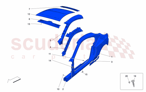 Part Diagram for Maserati 670177705