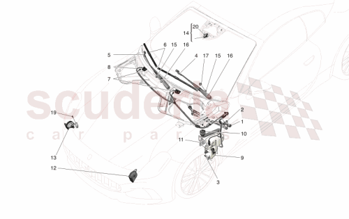 Part Diagram for Maserati 673014598