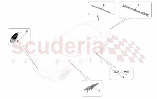 Part Diagram for Maserati 670217213