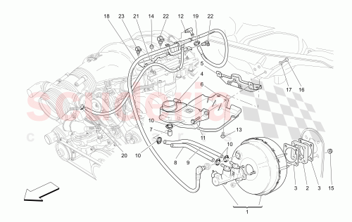 Part Diagram for Maserati 199057