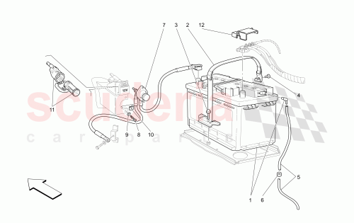 Part Diagram for Maserati 190703