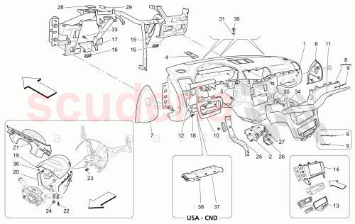Part Diagram for Maserati 85237349
