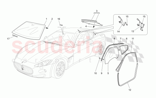 Part Diagram for Maserati 281739