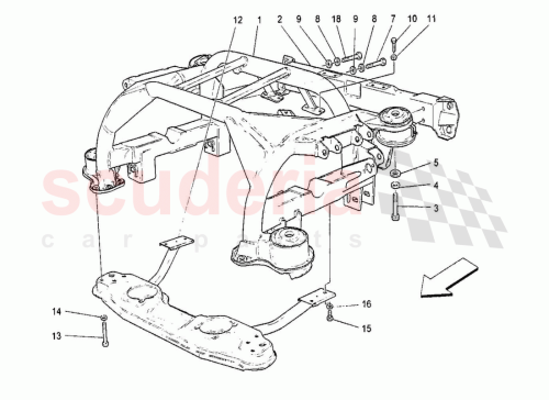 Part Diagram for Maserati 15971324