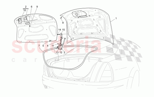Part Diagram for Maserati 981438113