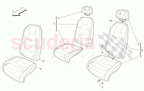 Part Diagram for Maserati 956420833