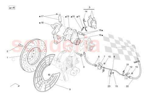 Part Diagram for Maserati 673013856