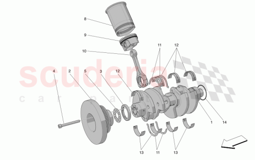 Part Diagram for Maserati 670051803