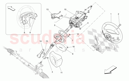 Part Diagram for Maserati 670044538