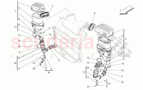 Part Diagram for Maserati 675000308