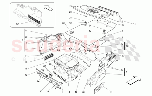 Part Diagram for Maserati 670040445