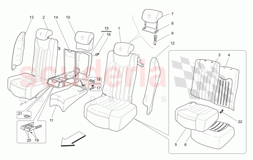 Part Diagram for Maserati 981316624