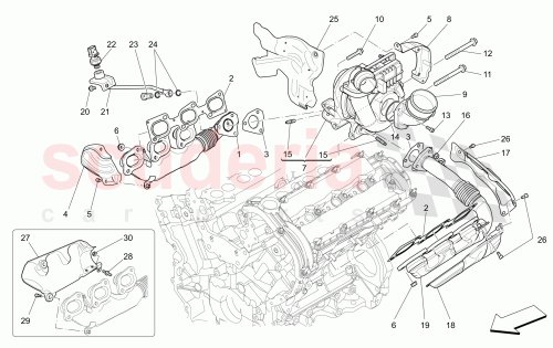 Part Diagram for Maserati 46328251