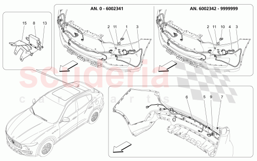 Part Diagram for Maserati 670036673