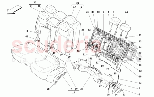 Part Diagram for Maserati 670200211