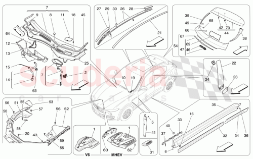 Part Diagram for Maserati 670111580