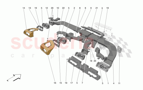 Part Diagram for Maserati 670171205
