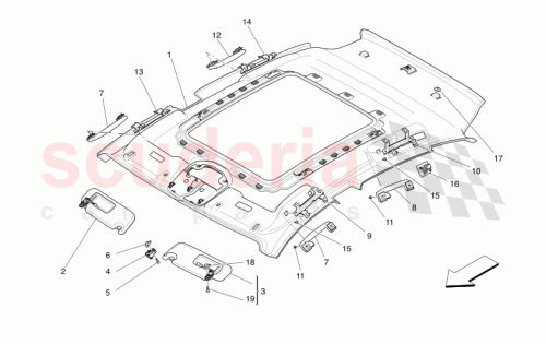 Part Diagram for Maserati 670085956