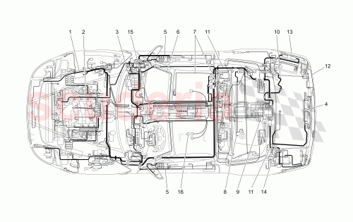 Part Diagram for Maserati 218367